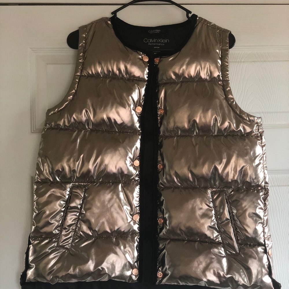 Calvin Klein Metallic Puffer Vest *Final Price*
